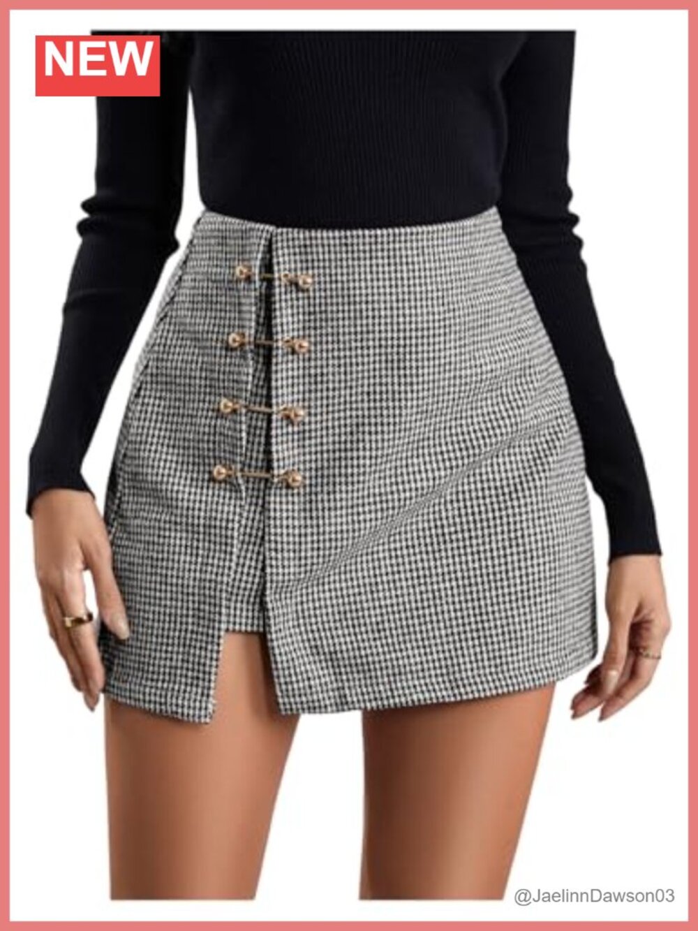 Faux Leather High Waisted A-Line Mini Skirt Side Slit
